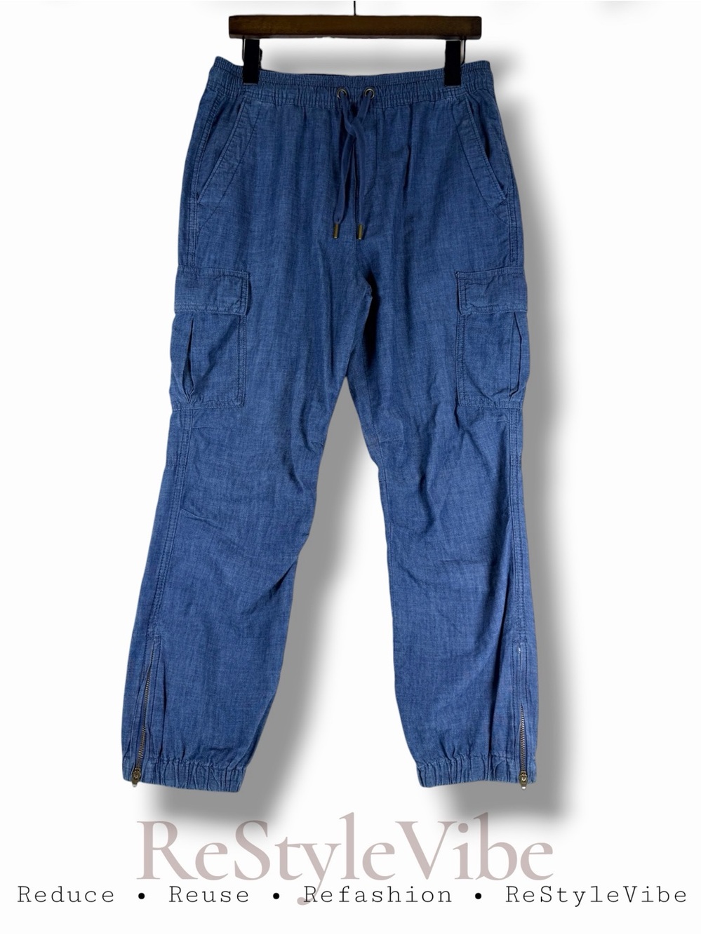 POLO RALPH LAUREN Womenβs Size S Pant Jogger Style Drawstring Waist 100% Cotton